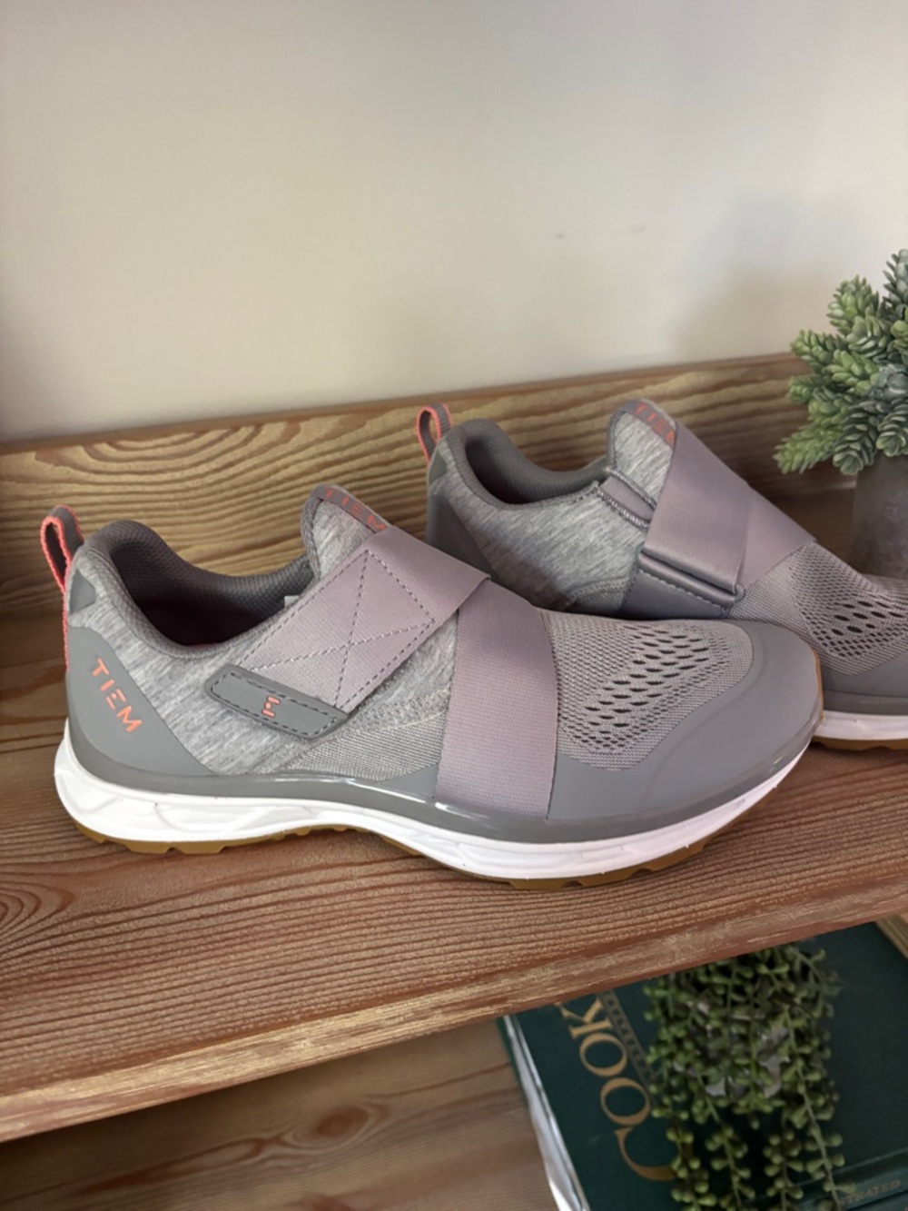 TIEM Slip-On Athletic Sneakers in Gray